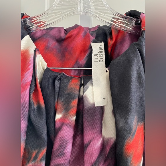 Tia Cibani Multicolored Silk Blouse. - Picture 3 of 6